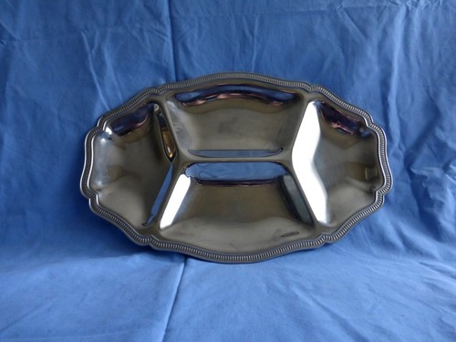 Plat compartiment inox guy - plat, à