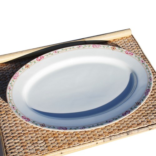 Plat long porcelaine guy - plat, en