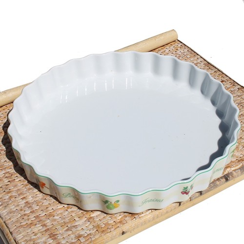 Plat tarte porcelaine de - à,