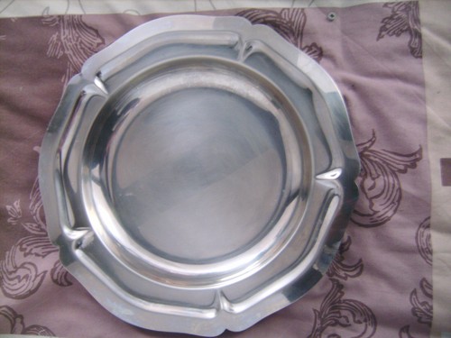 Plat rond creux - en, inox